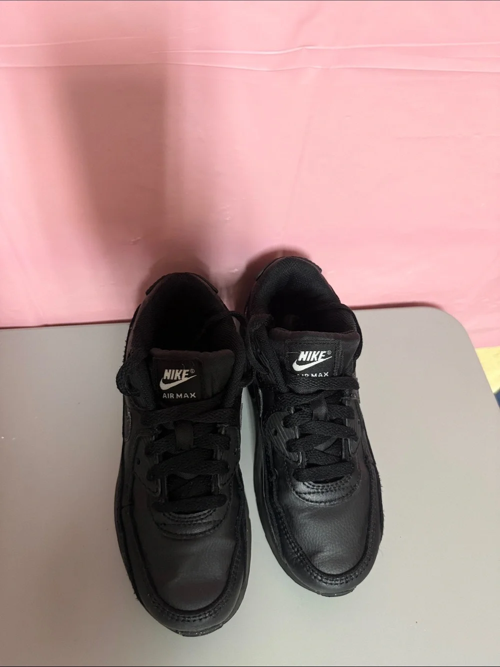 Nike Black Kids Air Max Lace-Up Sneakers